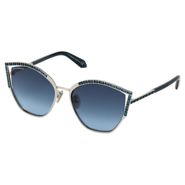 Fluid sunglasses, SK0274-P-H 16C, Blue - Swarovski, 5569896