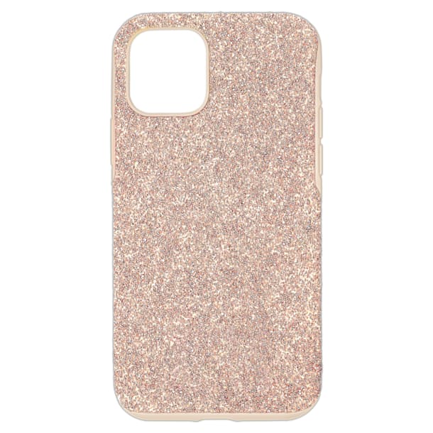 High smartphone case, iPhone® 12 mini, Rose gold tone - Swarovski, 5599163