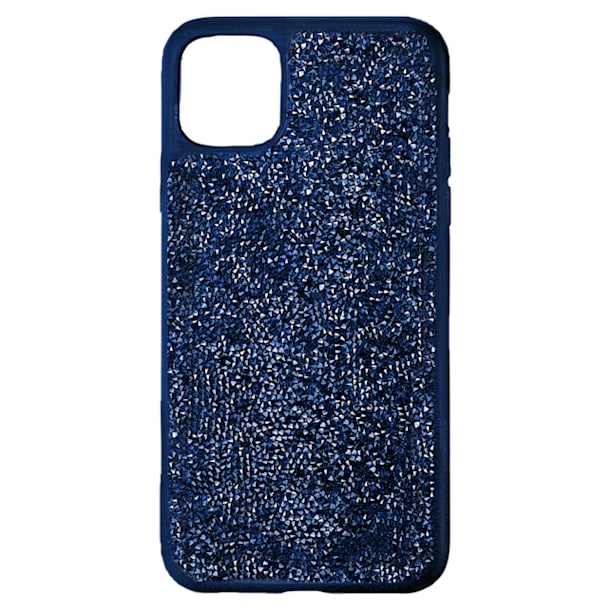 Étui pour smartphone Glam Rock, iPhone® 12 mini, Bleu - Swarovski, 5599173