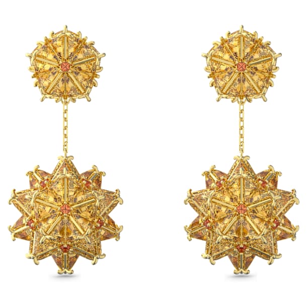 Clearine Matrimonio Sposa Orecchini Marquise Goccia Cluster Cristalli Geometric pendenti per Donne Trasparente Argento-fondo