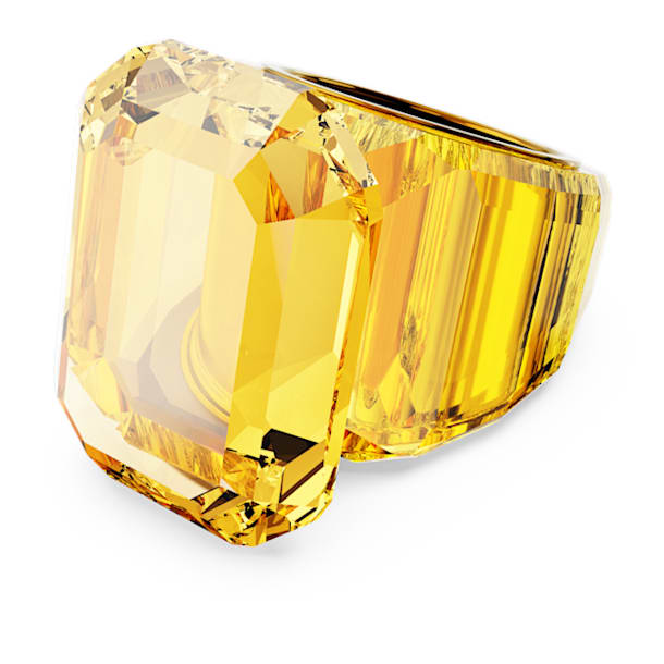 Koktejlový prsten Lucent, Žlutá - Swarovski, 5607350