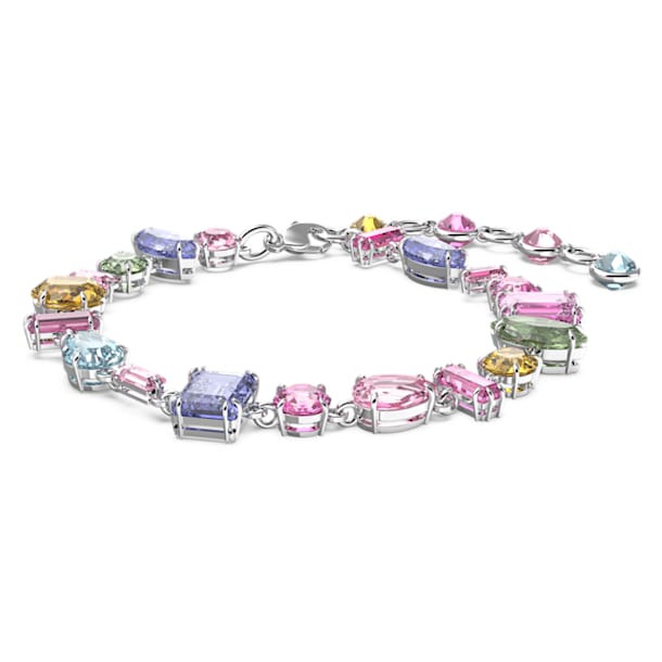 Gema bracelet, Multicolored, Rhodium plated - Swarovski, 5613739