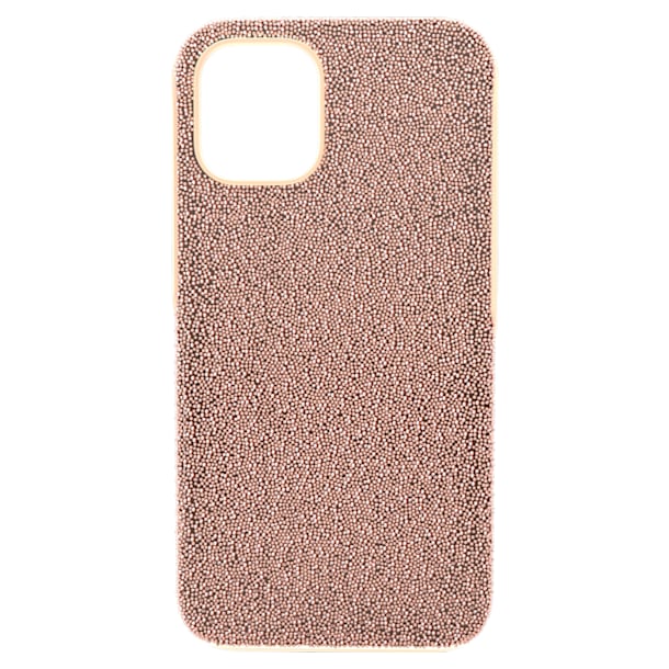 High smartphone case, iPhone® 12 mini, Rose gold-tone - Swarovski, 5616365