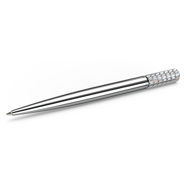 Ballpoint pen, White, Chrome plated - Swarovski, 5617001