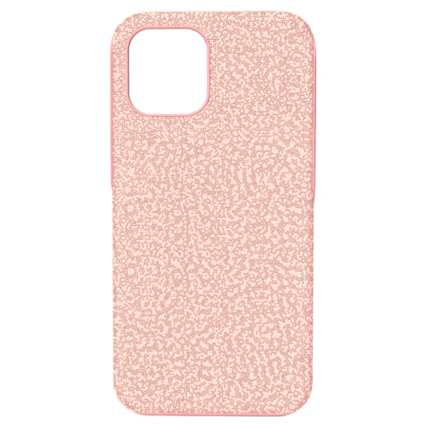 High smartphone case, iPhone® 12 Pro Max, Pink - Swarovski, 5622304
