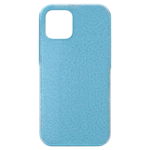 High smartphone case, iPhone® 12/12 Pro, Blue - Swarovski, 5622307