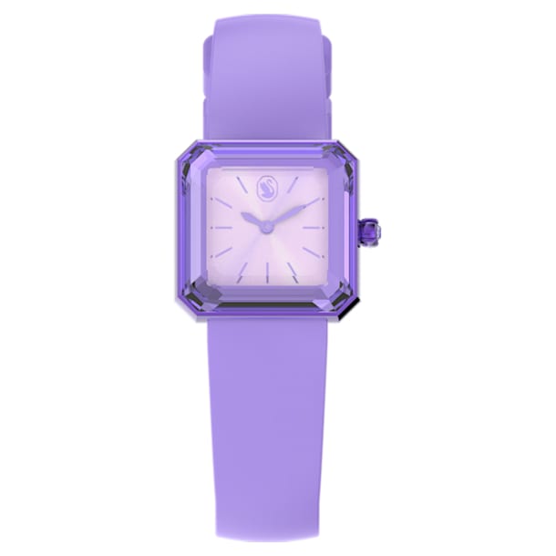 Relógio, Bracelete de silicone, Roxo - Swarovski, 5624376