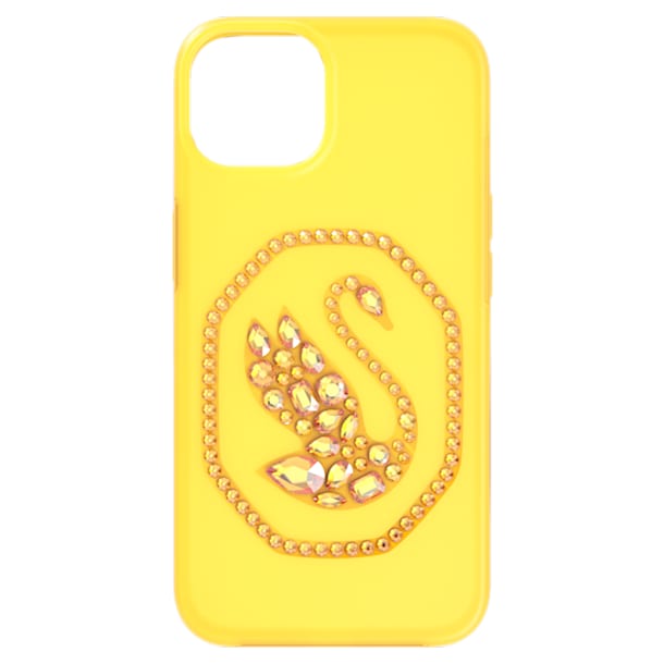 Θήκη κινητού, Κύκνος, iPhone® 13 Pro, Κίτρινη - Swarovski, 5625638