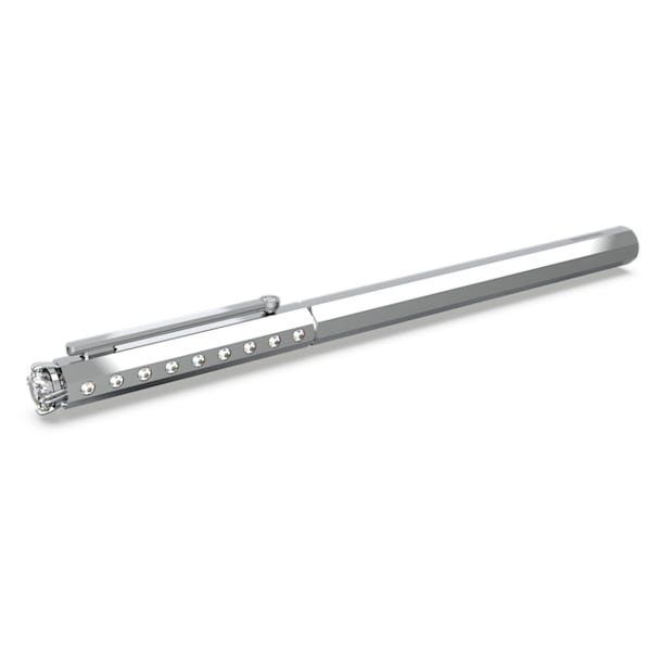 Ballpoint pen, Classic, Silver Tone, Chrome plated - Swarovski, 5627168