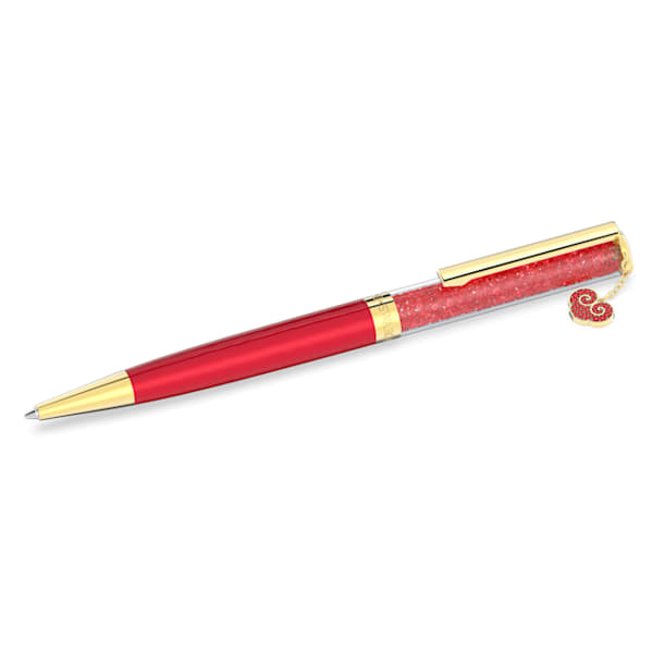 Gratia 圆珠笔, 红色, 镀金色调 - Swarovski, 5627449