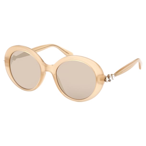 Sunglasses, Oval, Gold tone - Swarovski, 5634751