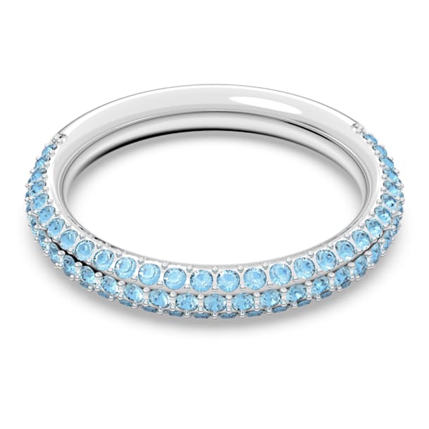 Stone 戒指, 蓝色, 镀铑 - Swarovski, 5642906
