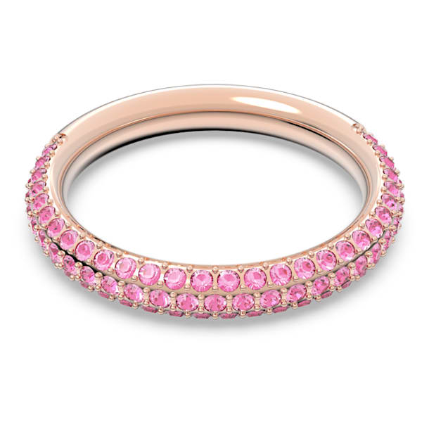Stone ring, Pink, Rose gold-tone plated - Swarovski, 5642907