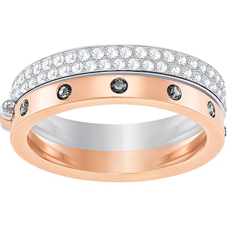 bague swarovski double bague swarovski double