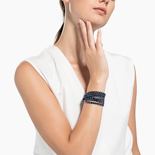bracelet swarovski slake bleu bracelet swarovski slake bleu