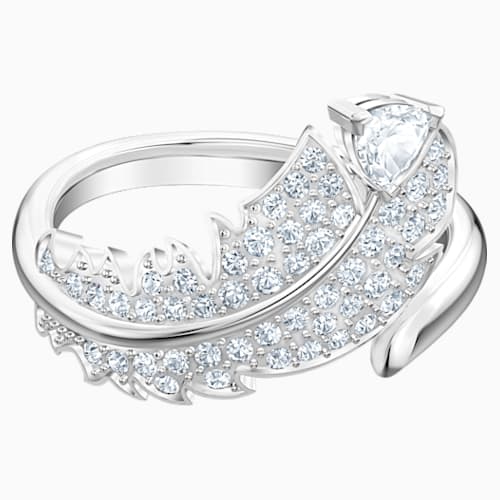 bague swarovski or blanc bague swarovski or blanc