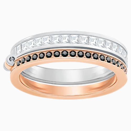 bague swarovski double bague swarovski double