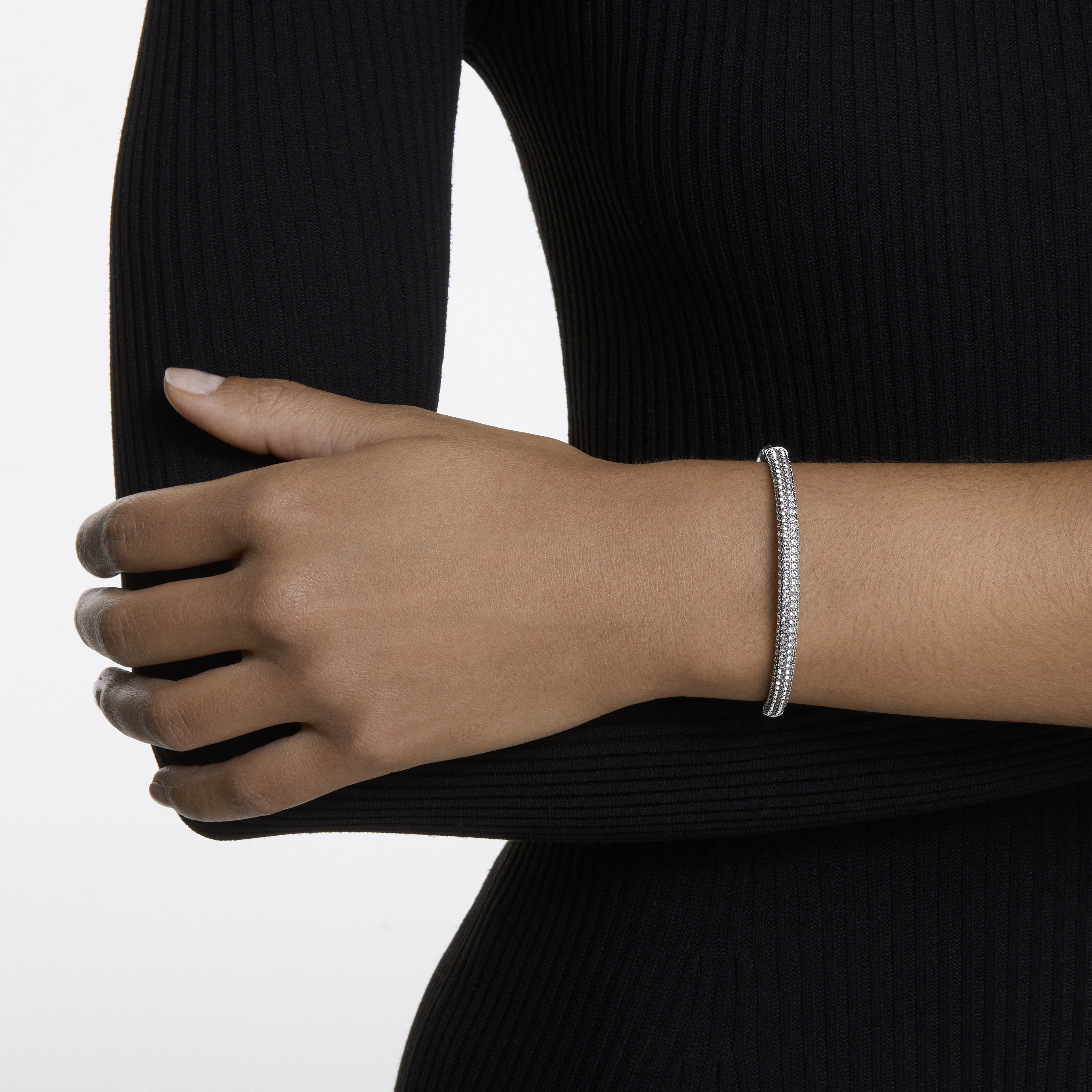 Stone bangle, White