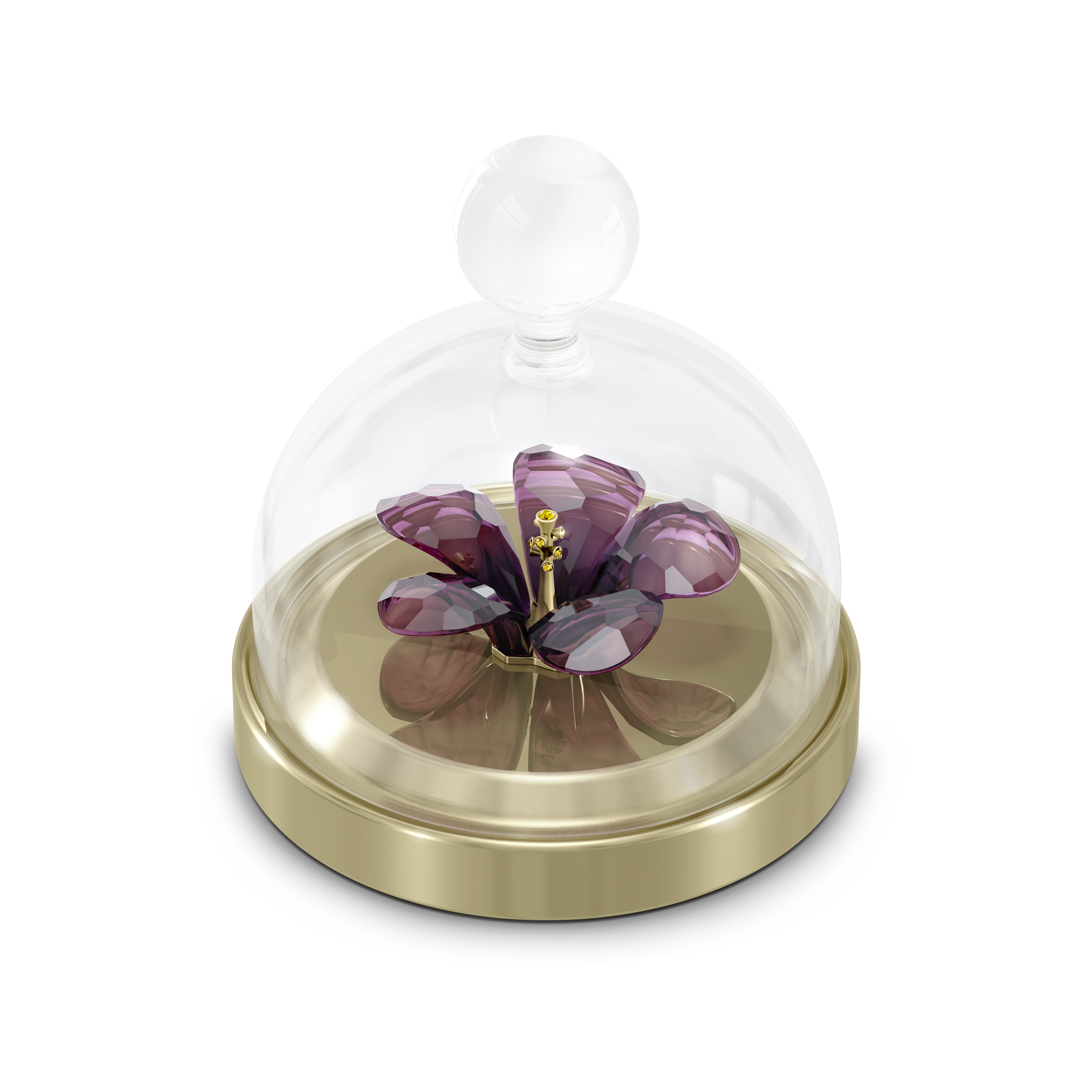 Garden Tales Hibiscus Bell Jar, Small by SWAROVSKI