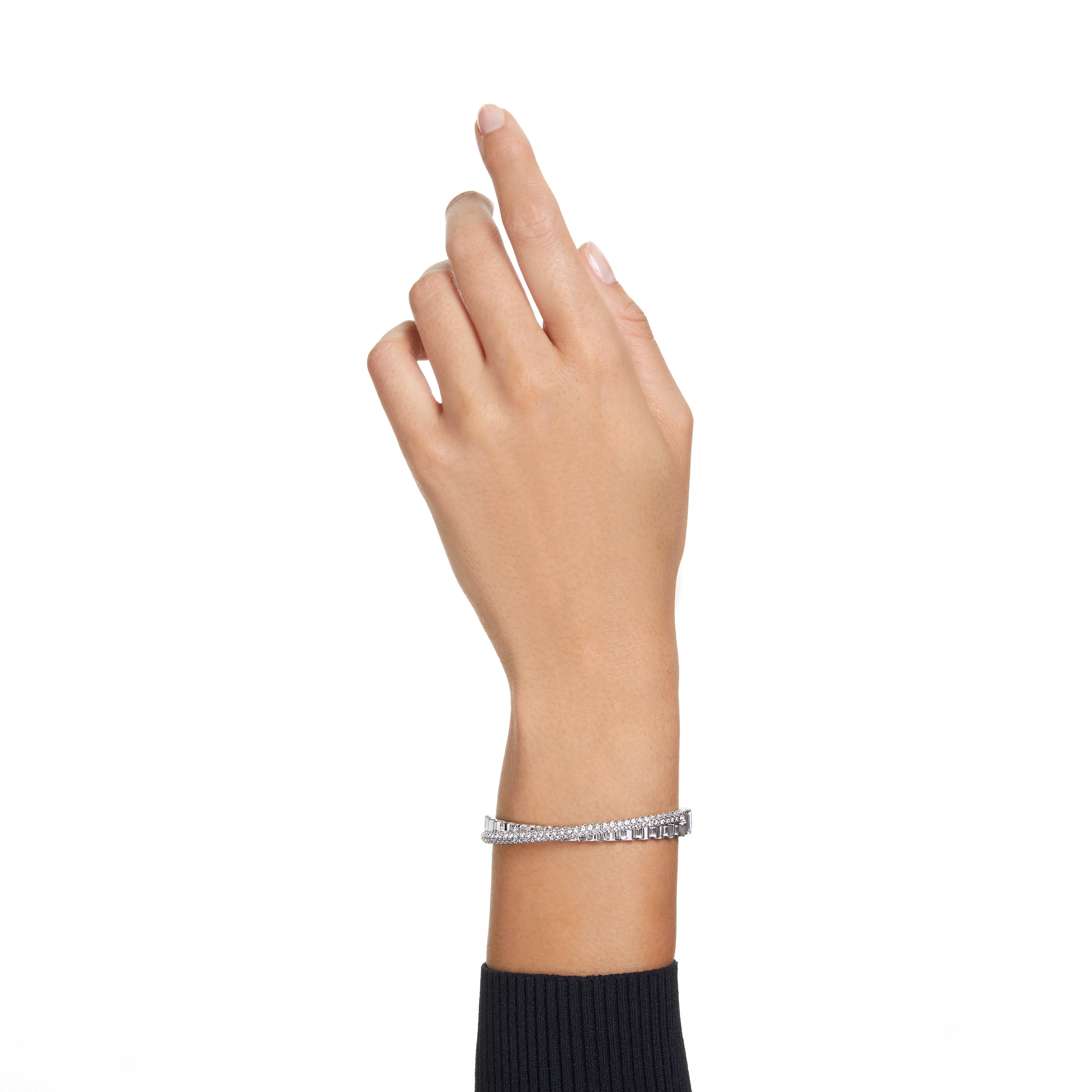 Rota bangle, Mixed cuts, White