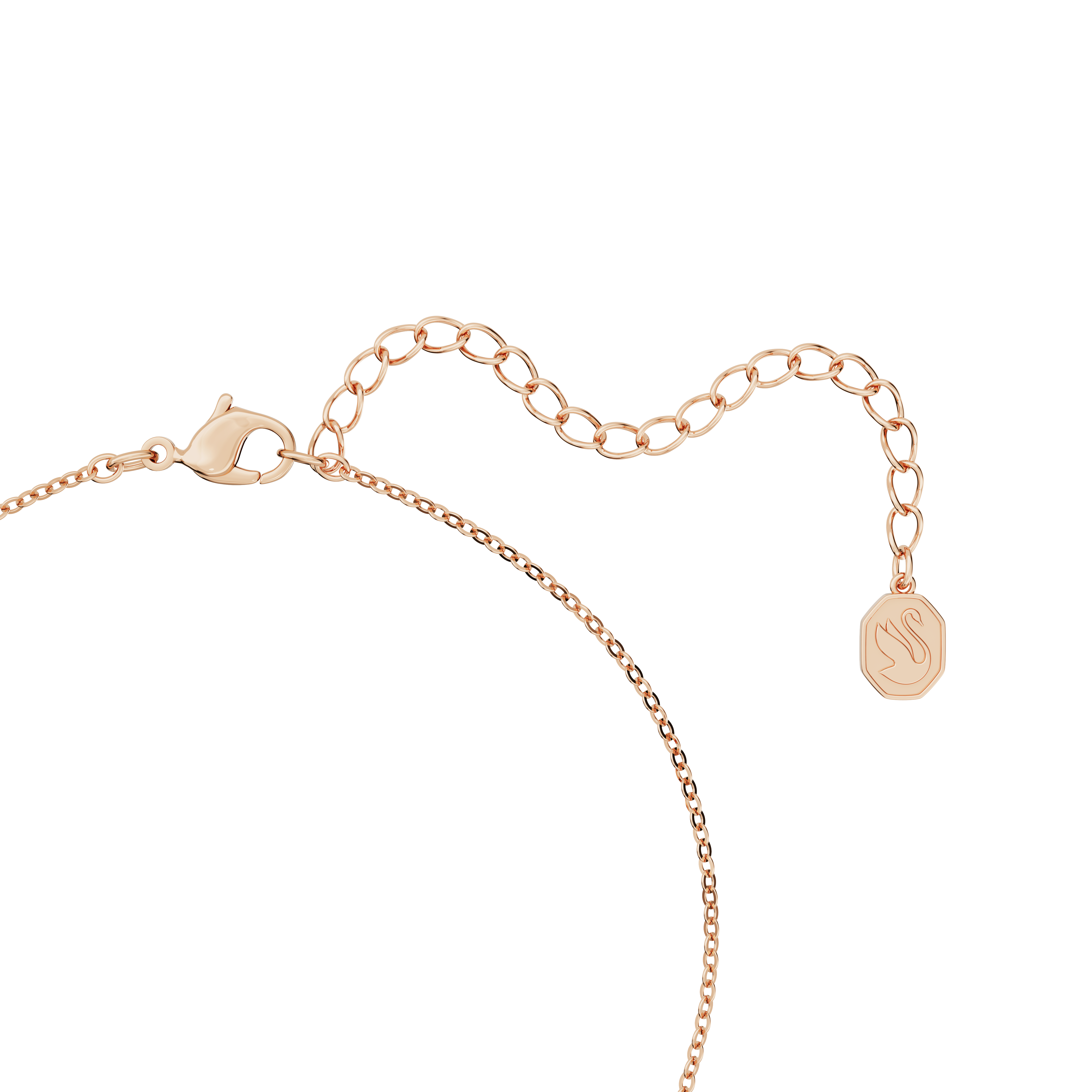 Originally pendant, White, Rose gold-tone plated by SWAROVSKI