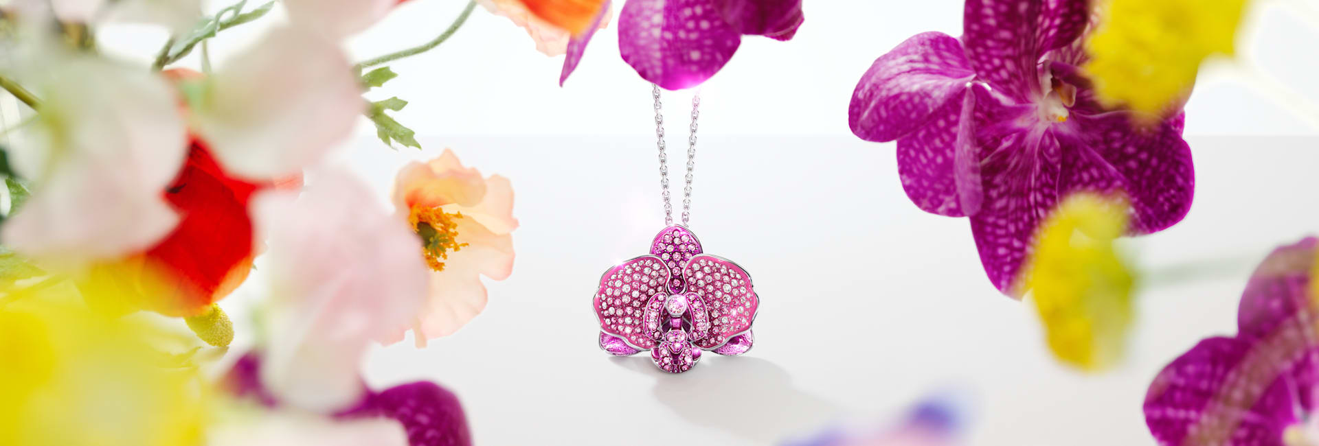 SCS Idyllia Orchid Pendant 2024 | Swarovski US