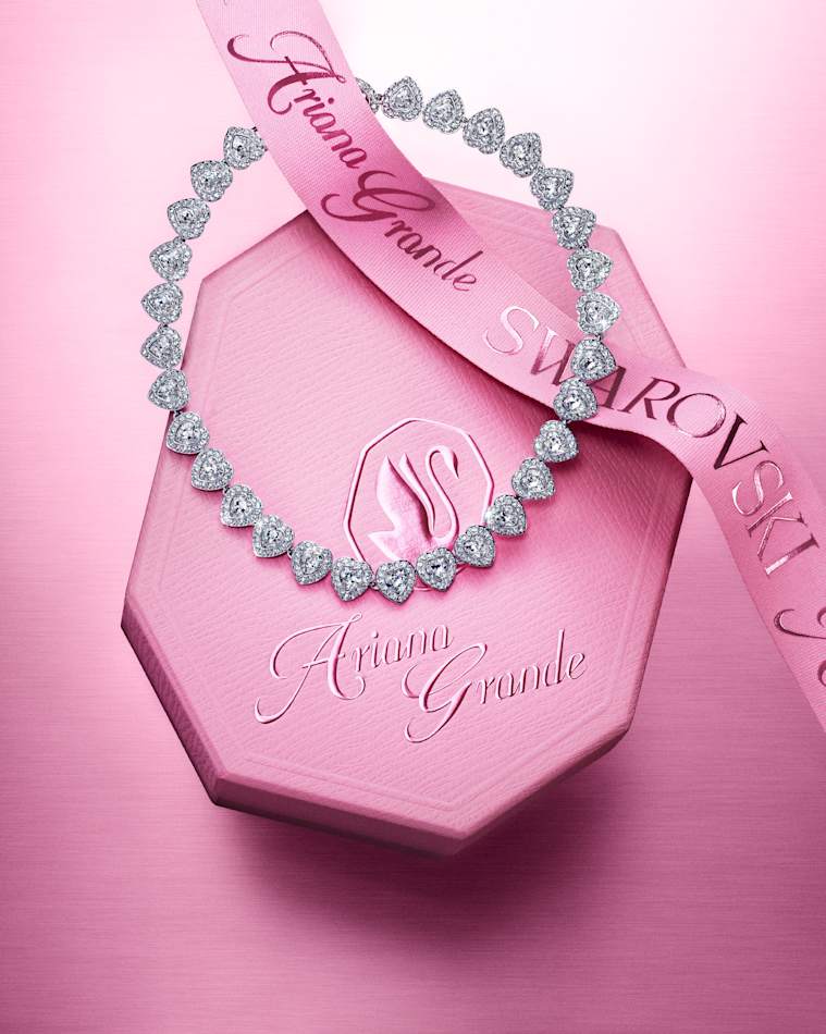 Bracciale Anniversario Per Lei Con Doppio Cuore, Acciaio Inox, Regalo San Valentino, Compleanno, Natale