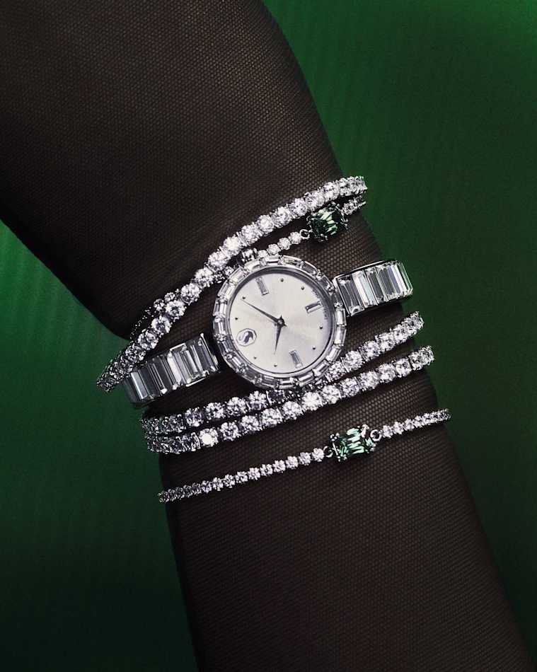 Eternal watch Swiss Made Crystal bracelet Rose gold tone Rose gold tone finish