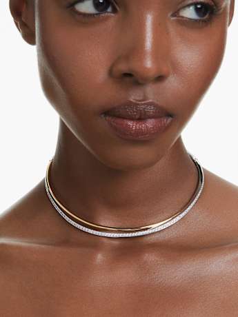 Mixed metal necklaces styling suggestions by Swarovski