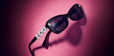 Women's sunglasses with swarovski crystals top