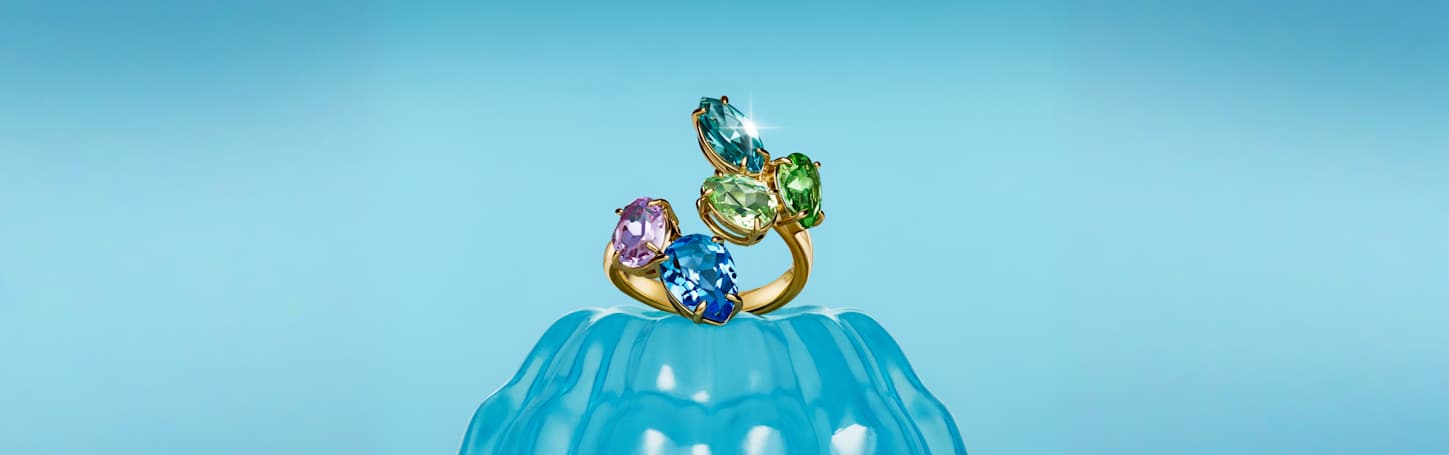 Crystal Pearl Rings | Swarovski