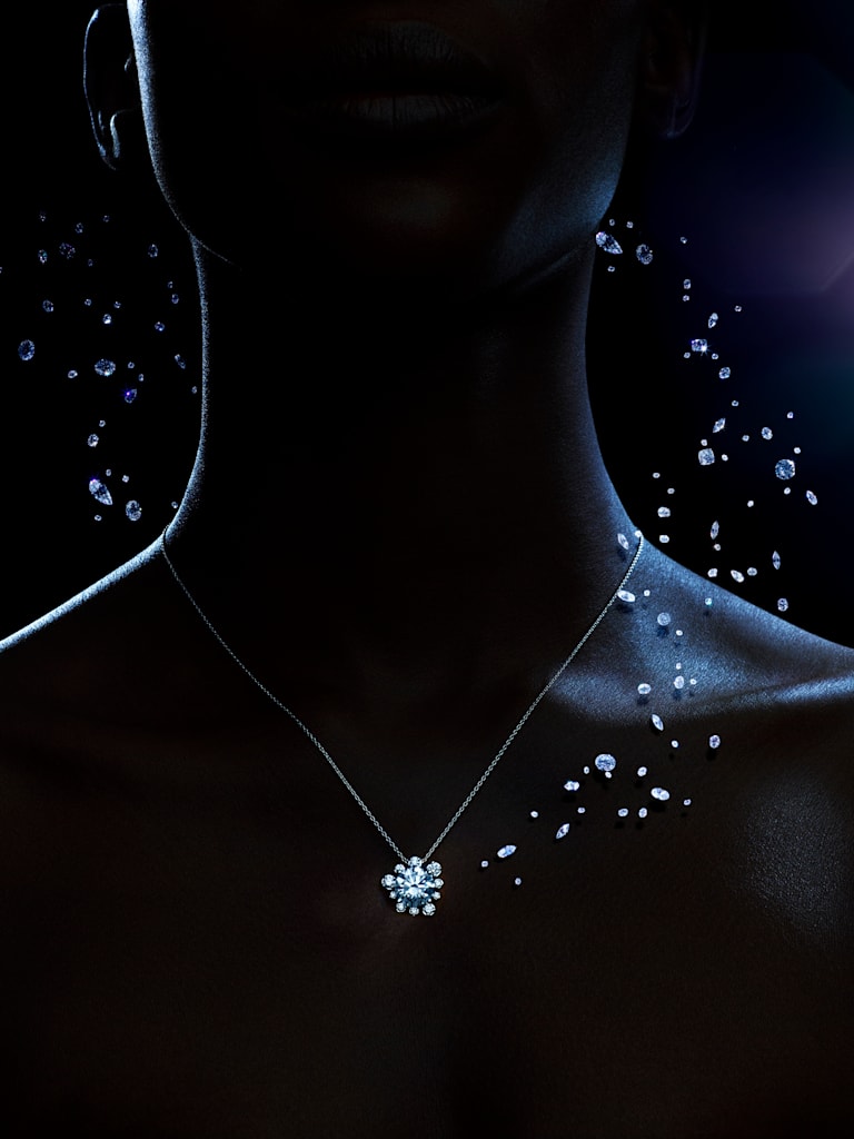 image conceptuelle de diamants cvd