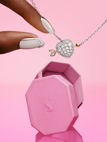 Swarovski’s new heart shaped charms for Valentine’s Day