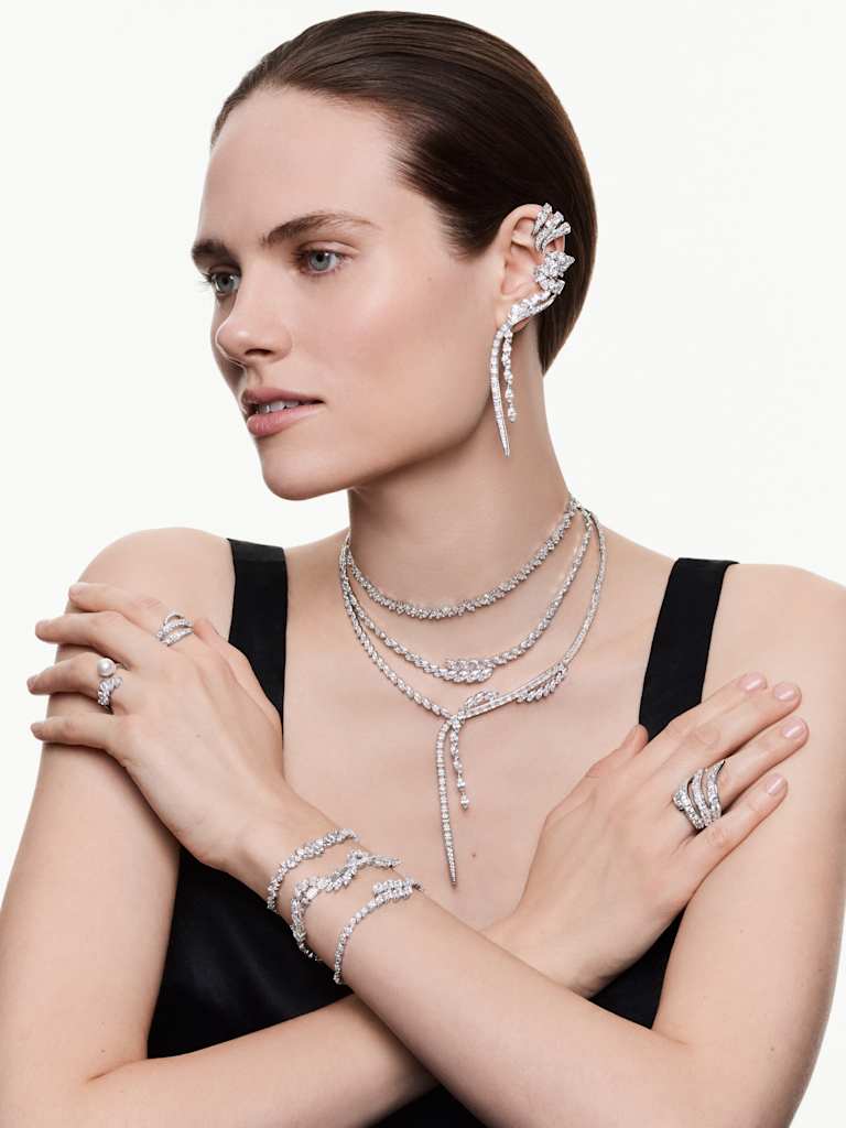 Ideas para combinar pulseras de lujo al estilo Swarovski