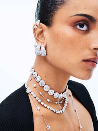 Huggie hoops styling guidance from Swarovski experts
