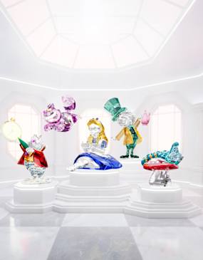 【週末限定価格】スワロフスキー 魔法のバラ  ディズニー美女と野獣 SWAROVSKI スワロフスキー クリスタルフィギュア 魔法のバラ