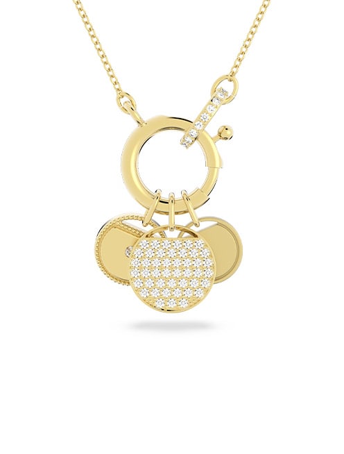 Ginger necklace, Gold tone, Gold-tone plated