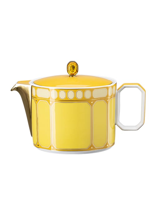 Signum teapot, Porcelain, Small, Yellow