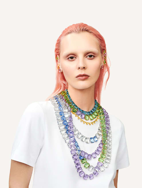 Layered necklaces