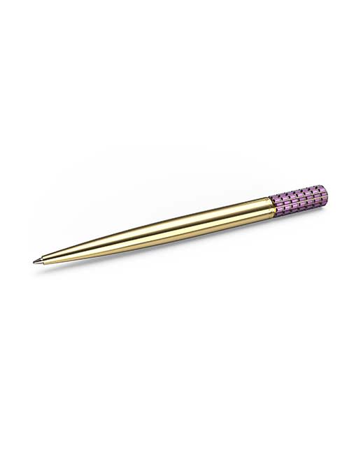 Ballpoint pen, Purple, Gold-tone plated