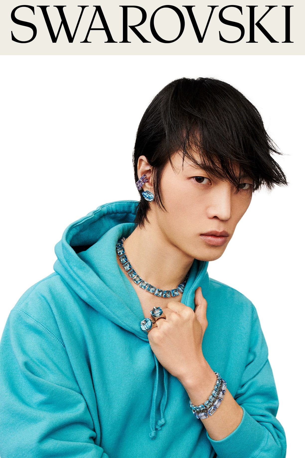 Jewelry for men and women alike, all in precision-cut crystal