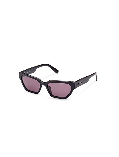 Sunglasses, Narrow cat-eye, Black