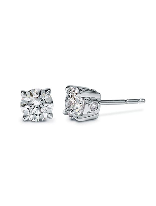 Swarovski Created Diamonds Collection Eternity stud earrings, Diamond TCW 0.45 carat, 18K white gold