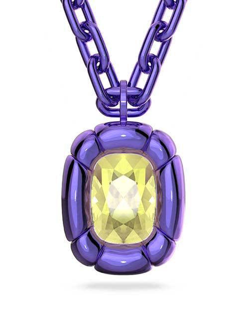 Dulcis pendant, Cushion cut, Purple