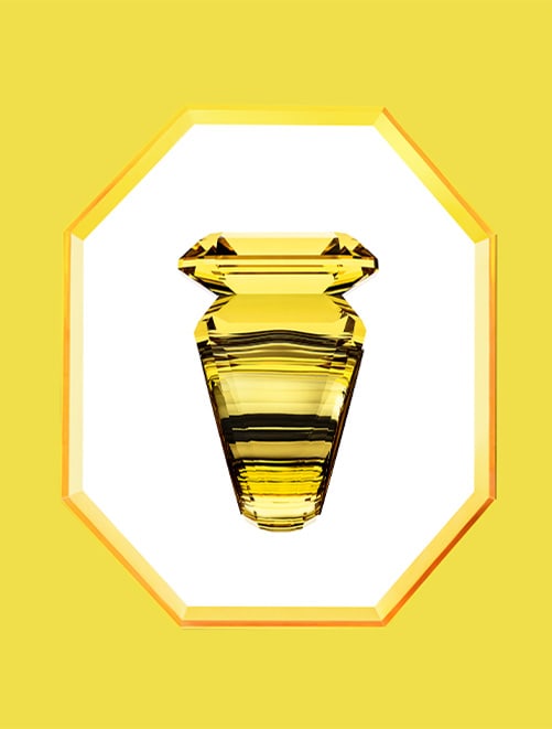 Lucent cocktail ring, Yellow