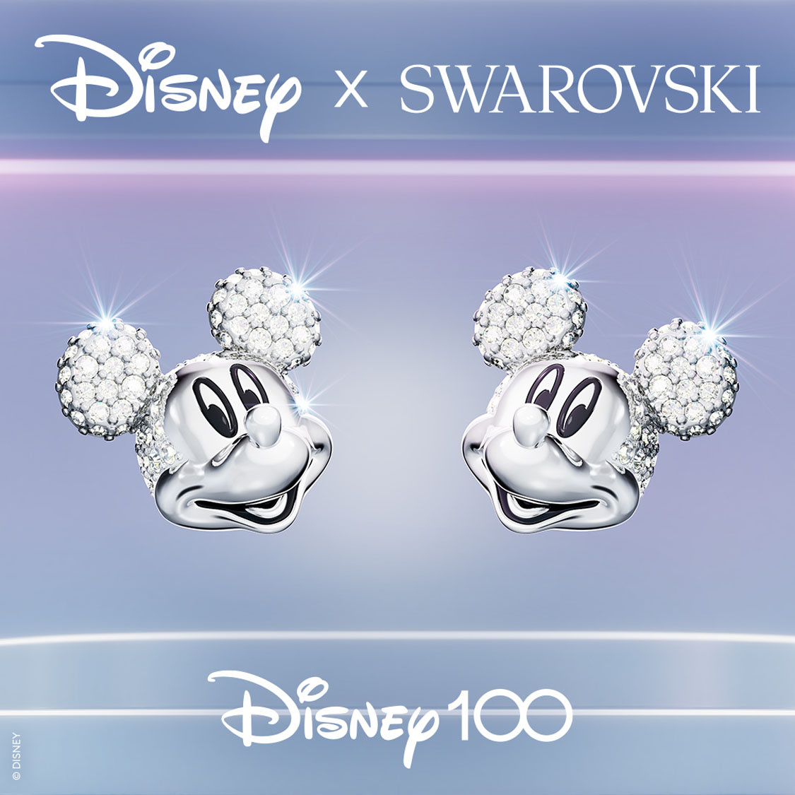 Swarvoski Disney100 inspired jewelry