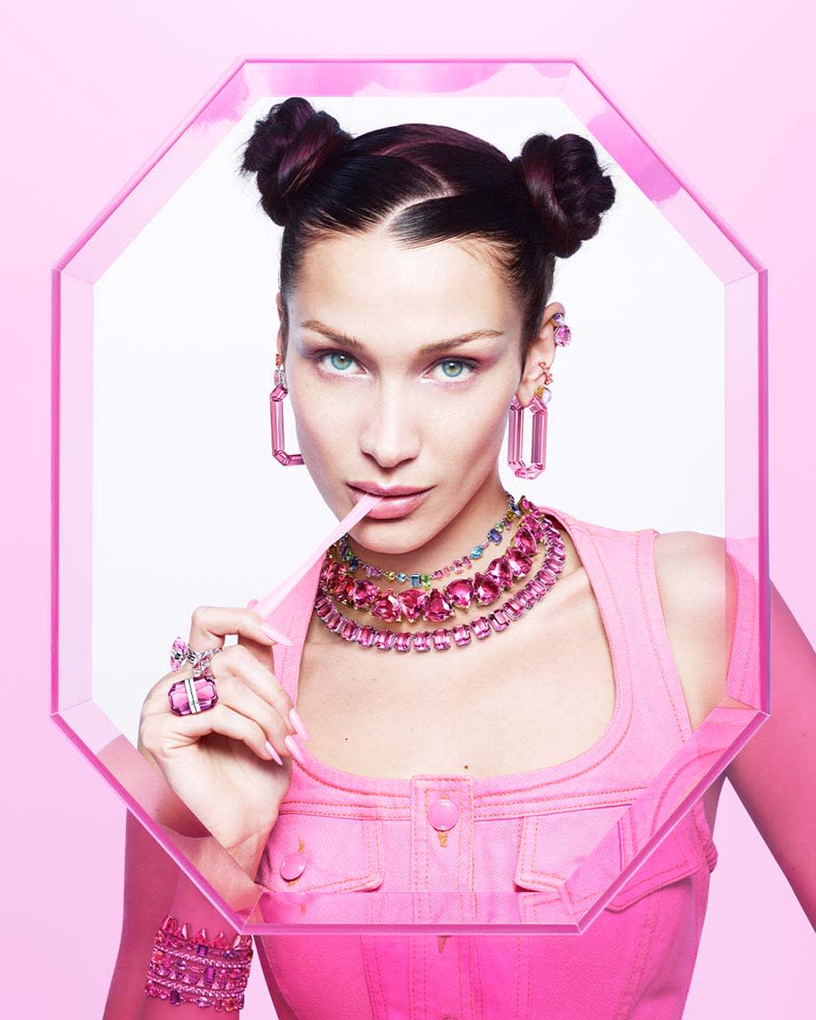 Bella Hadid wears Swarovski Jewelry