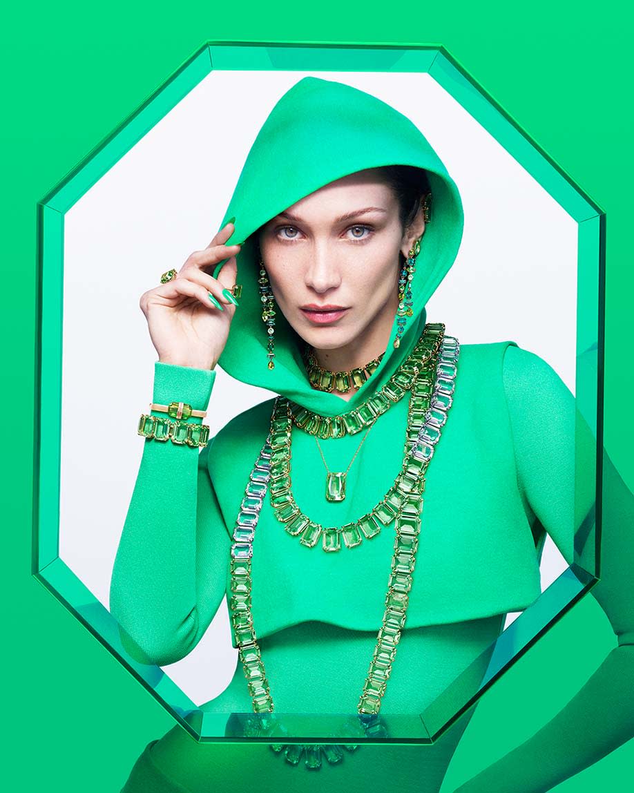 Bella Hadid wears Swarovski Jewelry