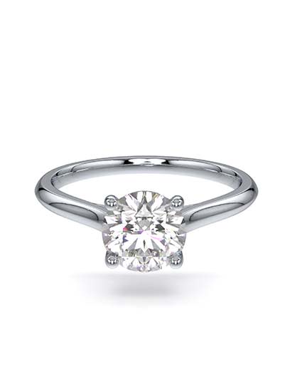Eternity ring, Diamond TCW 1.00 carat, 14K white gold