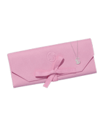 Pink jewelry roll